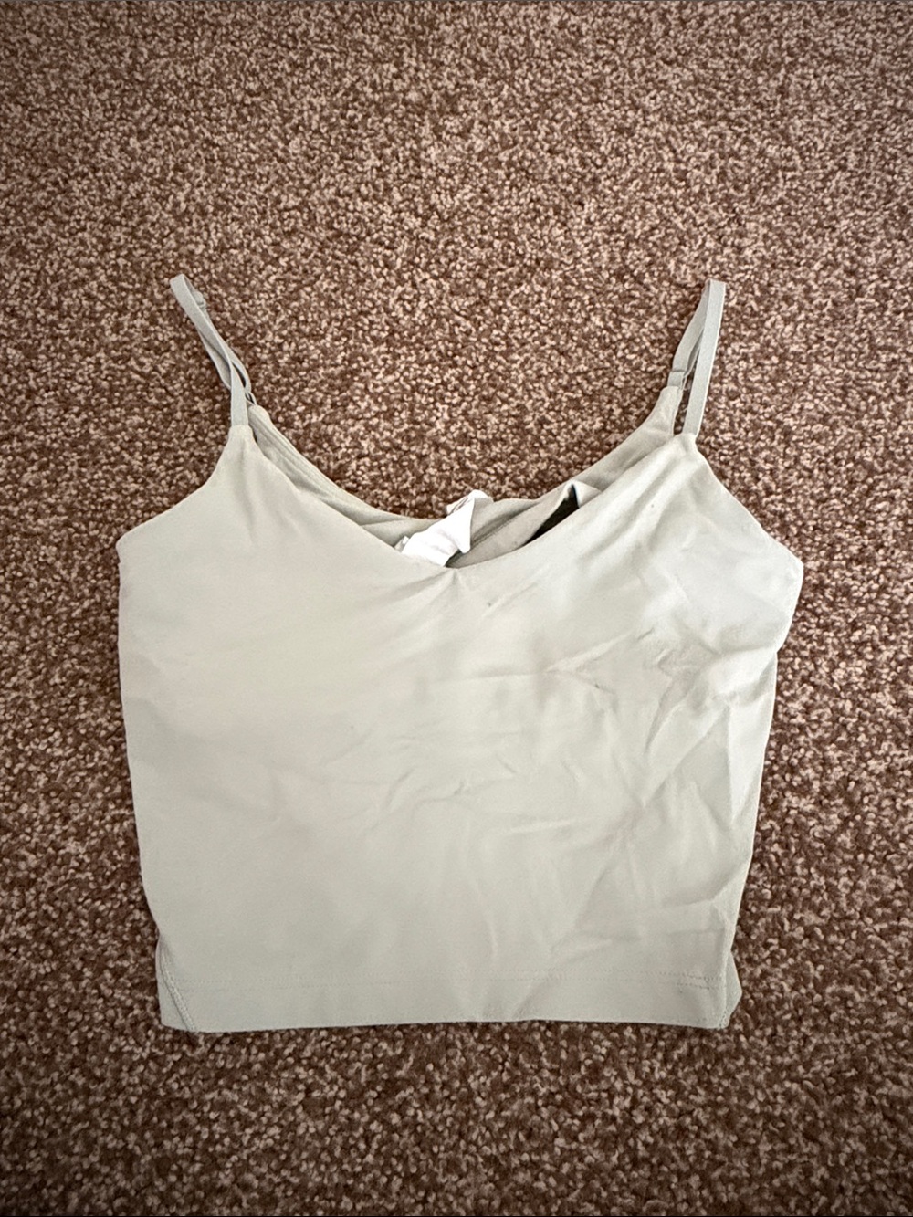 lululemon athletica Light Sage Spaghetti Strap Cami align tank no padding